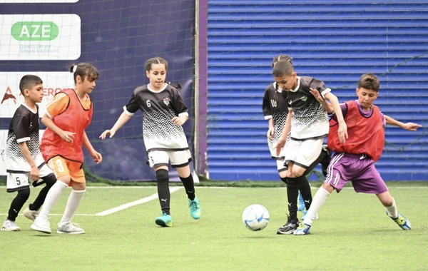 Leyla Əliyevanın təşəbbüsü ilə uşaq evlərinin komandaları arasında növbəti minifutbol turniri təşkil olunub