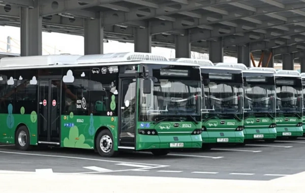 Naxçıvanda elektrik mühərrikli avtobuslar istismara verilib