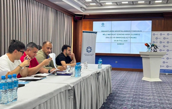Şamaxıda Milli Mətbuat gününə həsr olunan dialoq və əməkdaşlıq forumu keçirilir