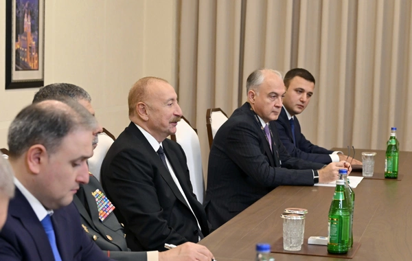 Prezident İlham Əliyev Birləşmiş Krallığın müdafiə üzrə dövlət nazirini qəbul edib