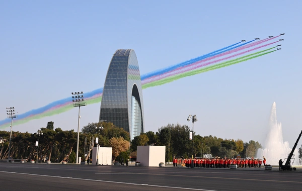 Vətən müharibəsində Qələbənin beşinci ildönümünə həsr olunmuş Hərbi parad keçirilib