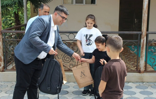 "Azərşəkər"dən kiçik məktəblilərə böyük sevinc