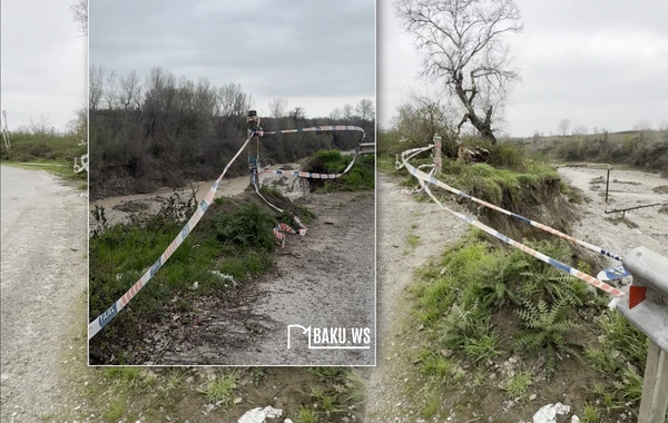 Xaçmazın kənd yolunda TƏHLÜKƏLİ VƏZİYYƏT