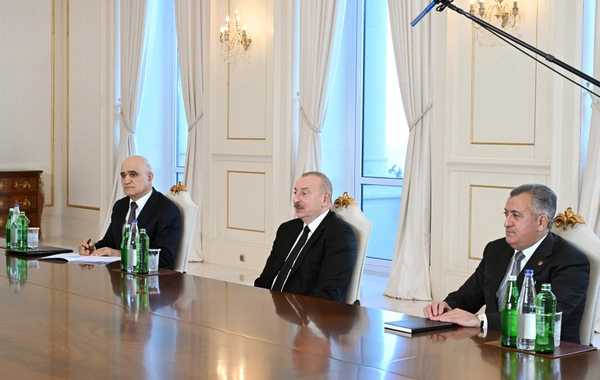 Prezident İlham Əliyev Rusiyanın Həştərxan vilayətinin qubernatorunu qəbul edib