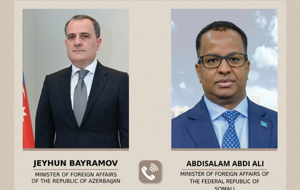 Ceyhun Bayramov Somali XİN başçısı ilə regiondakı vəziyyəti müzakirə edib