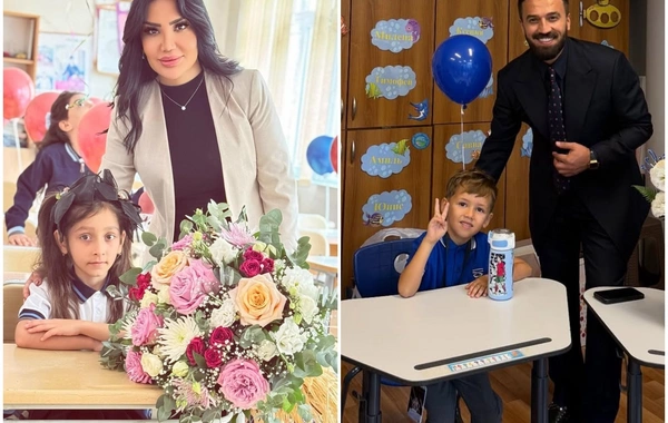 Bu azərbaycanlı məşhurların övladı birinci sinifə gedir