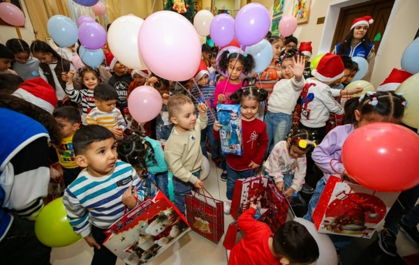 Leyla Əliyevanın təşəbbüsü ilə bir sıra uşaq müəssisələrində Yeni il tədbiri keçirilib