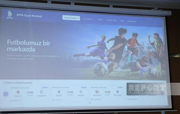 AFFA-nın yeni layihələri ictimaiyyətə təqdim olunub