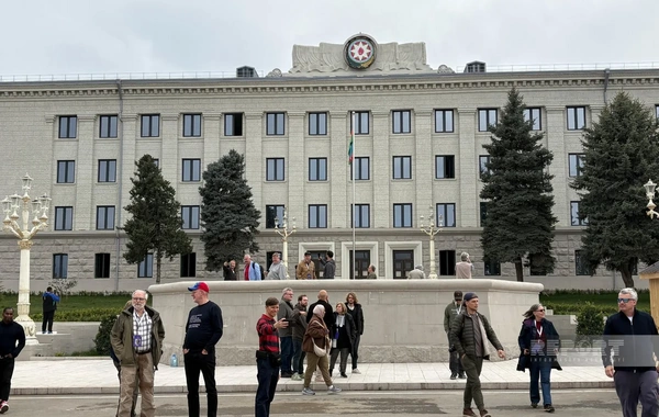 Beynəlxalq səyyahlar Xankəndidə olublar