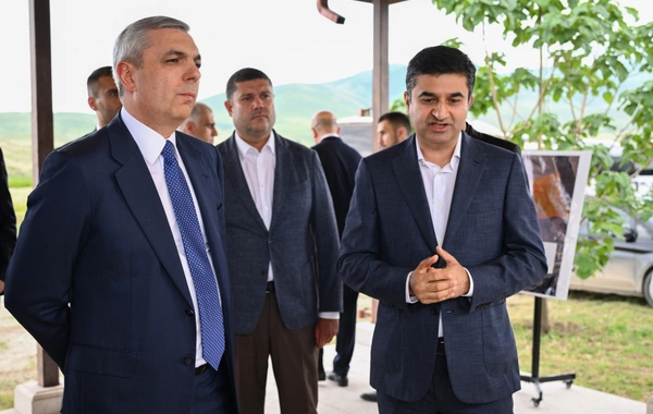 Xocalıda salınmış intensiv bağçılıq təsərrüfatları ilə tanışlıq