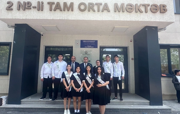 Laçın şəhər 2 nömrəli tam orta məktəbdə "Son zəng" tədbiri keçirilib