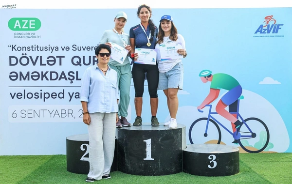 Dövlət qurumlarının əməkdaşları arasında velosiped yarışı keçirilib