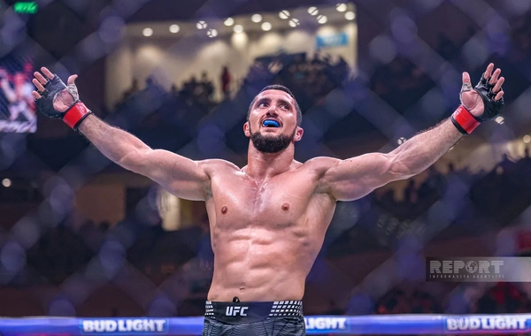 Bakıda tarixi UFC gecəsi: Fiziyevdən möhtəşəm qələbə - FOTOREPORTAJ