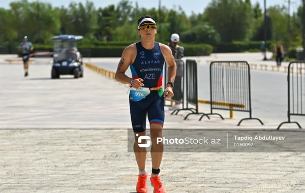 Bakıda keçirilən "IRONMAN 70.3" triatlon yarışının qalibi müəyyənləşdi