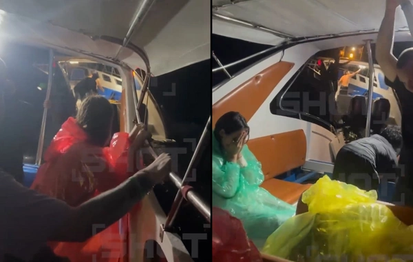 Dənizin ortasında çarəsiz qalan rusiyalı turistlər xilas ediliblər