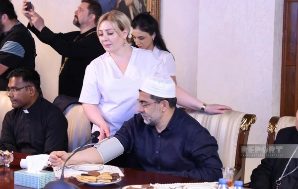 Dini konfessiyaların rəhbərləri Aşura günü ilə bağlı qanvermə aksiyasında iştirak ediblər