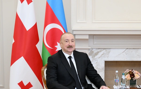 İlham Əliyevin Gürcüstanın Baş naziri İrakli Kobaxidze ilə təkbətək görüşü olub