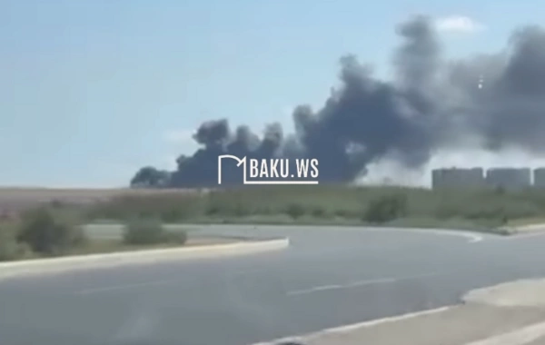 Abşeronda boya zavodunda BÖYÜK YANĞIN