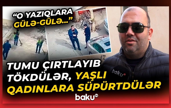 Bakıda yaşlı qadınlara qarşı bu əməl görənlərin hiddətinə səbəb oldu