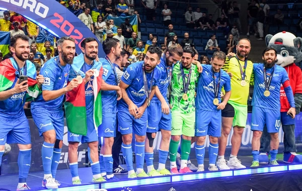Azərbaycanın minifutbol millisi ikinci dəfə Avropa çempionu oldu