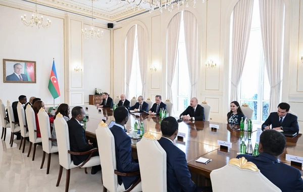 İlham Əliyevin Efiopiyanın Baş naziri ilə geniş tərkibdə görüşü olub və iki ölkə arasında bir sıra sənədlər imzalanıb