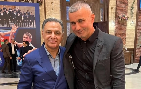 Hafka ilə Qurban Qurbanov bir arada