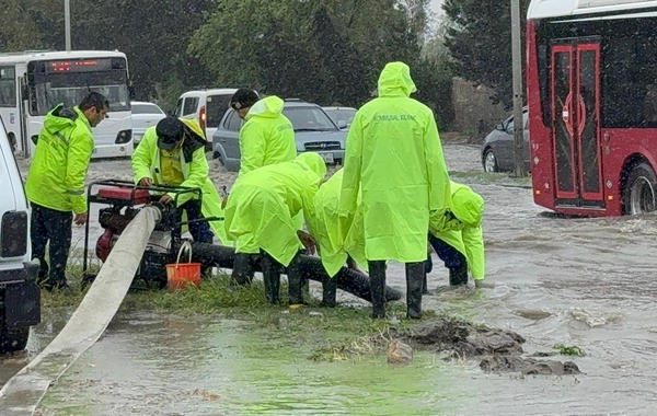 Normanı dəfələrlə üstələyən yağıntının fəsadları aradan qaldırılır