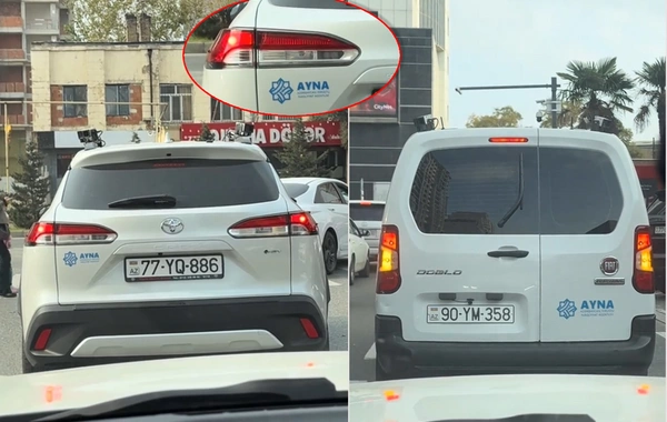 Bakıda AYNA-nın xüsusi avtomobilləri sürücüləri CƏRİMƏLƏYİR - RƏSMİ