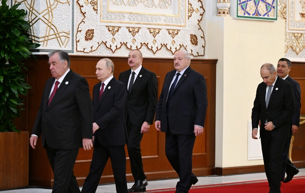 Ilham Aliyev is participating in a meeting of the CIS Council of Heads of State in narrow format in Dushanbe