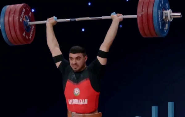 Dünya çempionatı: Azərbaycan ağırlıqqaldıranı gümüş medal qazanıb