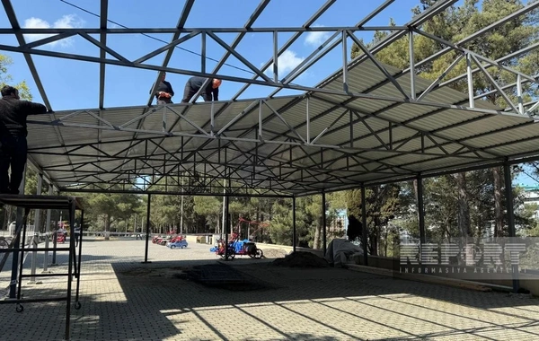 Sumqayıtda qanunsuz tikili sökülür