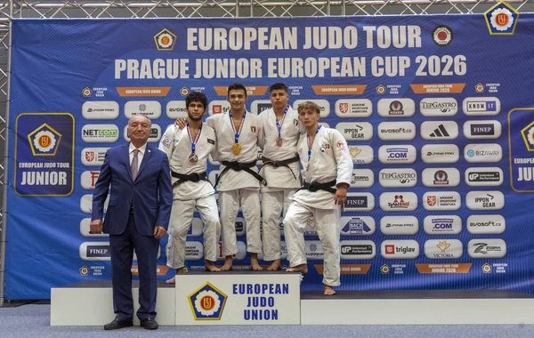 Avropa Kuboku: Azərbaycan cüdoçusu Əbil Yusubov gümüş medal qazanıb
