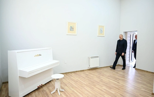 Prezident İlham Əliyev Laçın rayonunun Bəylik kəndinin açılışında iştirak edib