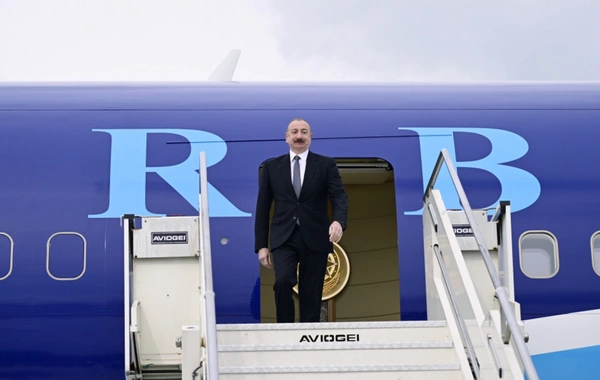 President Ilham Aliyev arrived in Albania on a working visit