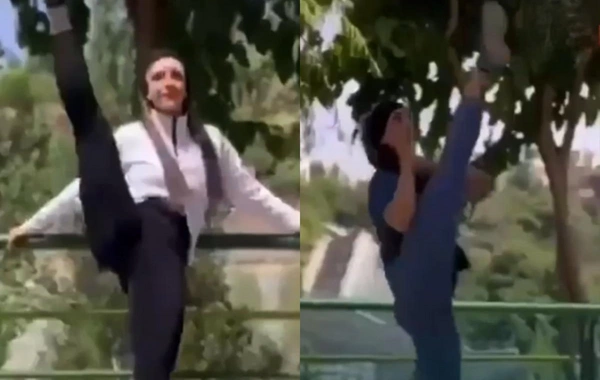 Tehranda idmançı qız hicabsız video çəkdirdiyi üçün həbs edildi