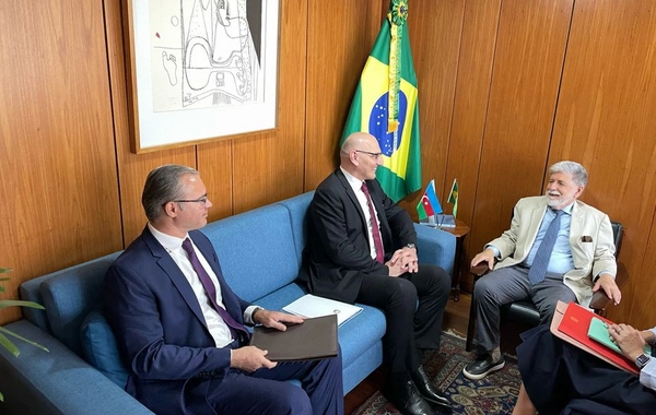 Elçin Əmirbəyov Braziliyanın yüksək vəzifəli şəxsləri ilə görüşüb