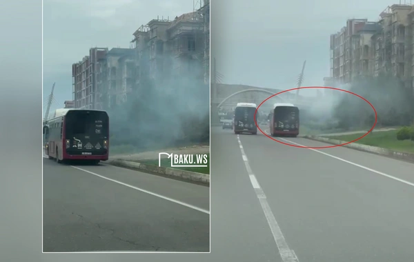 Bakıda BakuBus tüstüləyib
