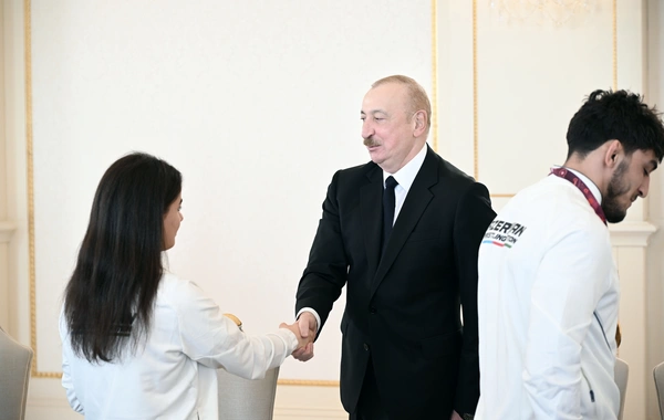 Dövlət başçısı: Əminəm ki, gələcəkdə də qızlar qızıl medal qazanacaqlar, mən buna şübhə etmirəm