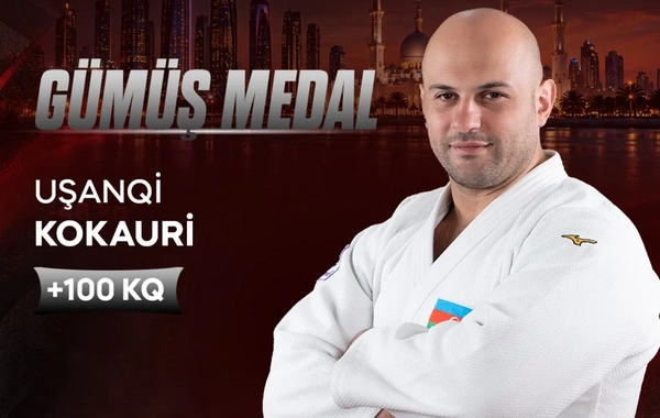 Böyük Dəbilqə: Uşanqi Kokauri gümüş medal qazanıb