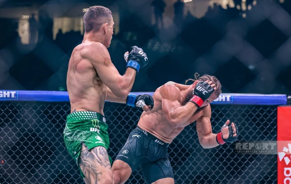 Bakıda tarixi UFC gecəsi: Fiziyevdən möhtəşəm qələbə - FOTOREPORTAJ
