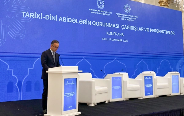 İşğal dövründə məhv edilmiş mədəni irs nümunələrinin bərpası xalqımızın mənəvi yaddaşının yenidən canlandırılmasıdır