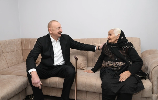 Prezident İlham Əliyev Xankəndinin Kərkicahan qəsəbəsində olub