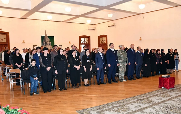 Şəhidlərin xatirəsi anılıb