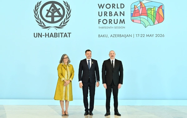 İlham Əliyev Ümumdünya Şəhərsalma Forumunun 13-cü Sessiyasının açılış mərasimində iştirak edir