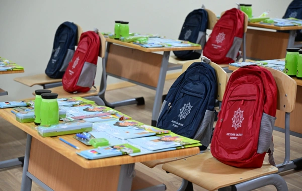 Ucarda Heydər Əliyev Fondunun təşəbbüsü ilə inşa olunan məktəb istifadəyə verilib