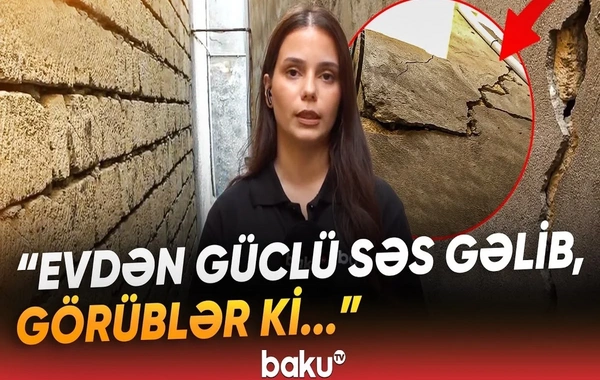 Bakıda sakinləri evlərindən didərgin salan hadisə