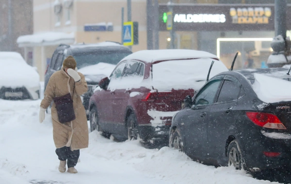 Moskvada qar fırtınası