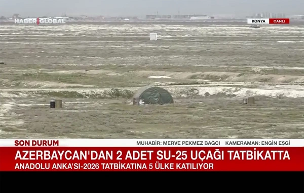 Два самолета Су-25 ВВС Азербайджана выполнили задачи на учениях в Турции