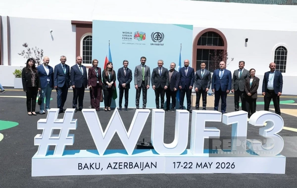 Media nümayəndələri Bakı Olimpiya Stadionunda WUF13-lə bağlı görülən işlərlə tanış olublar