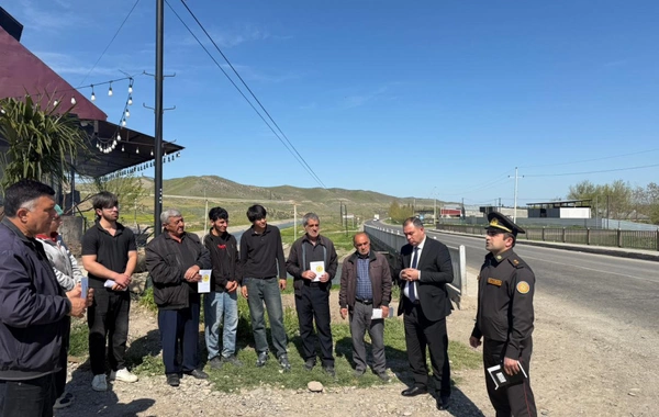 FHN tərəfindən "Yaz-yay fəsillərində sel təhlükəsi" mövzusunda növbəti tədbirlər keçirilib